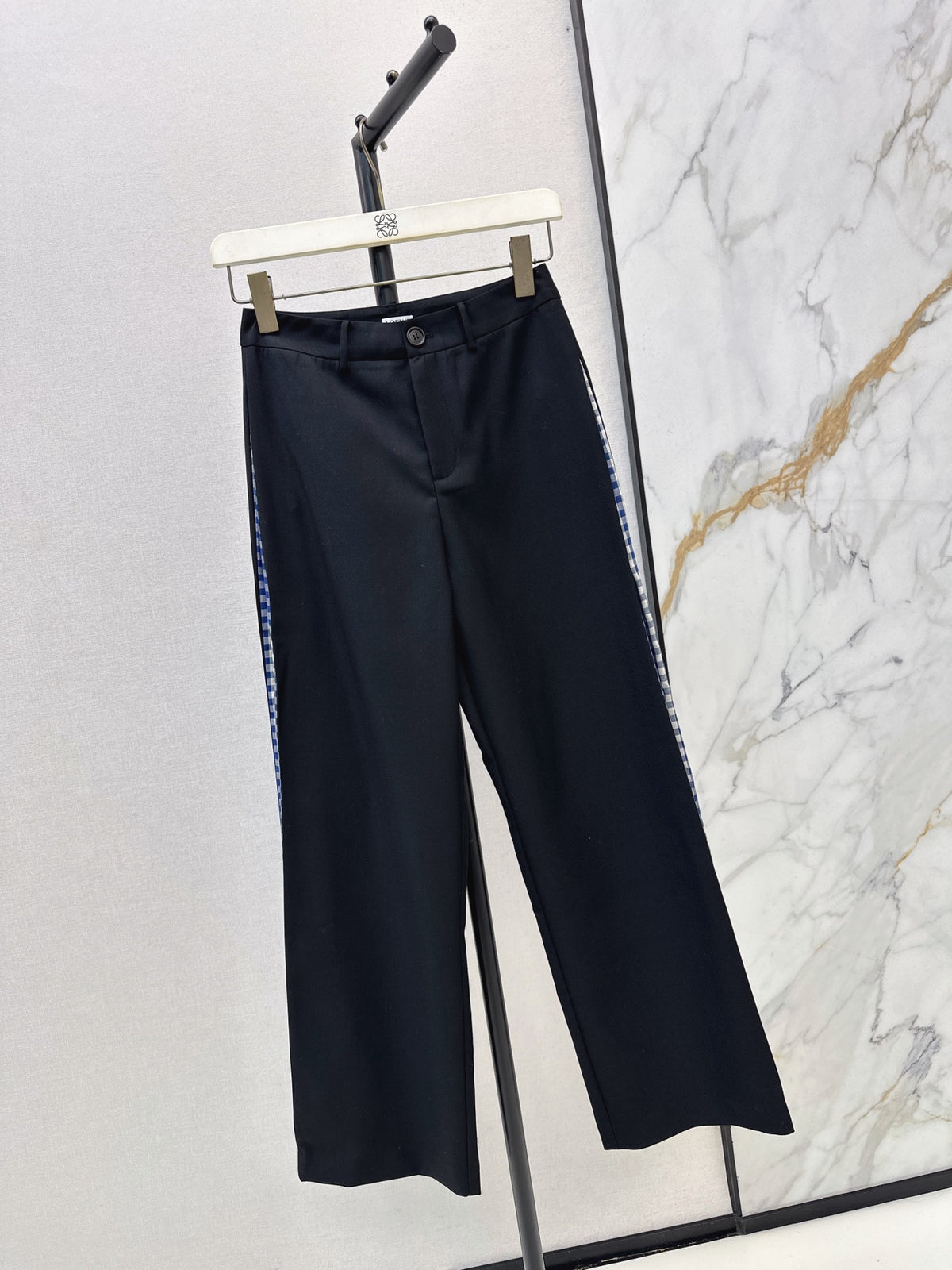 26FW New Plaid-Panel Trousers 🖤