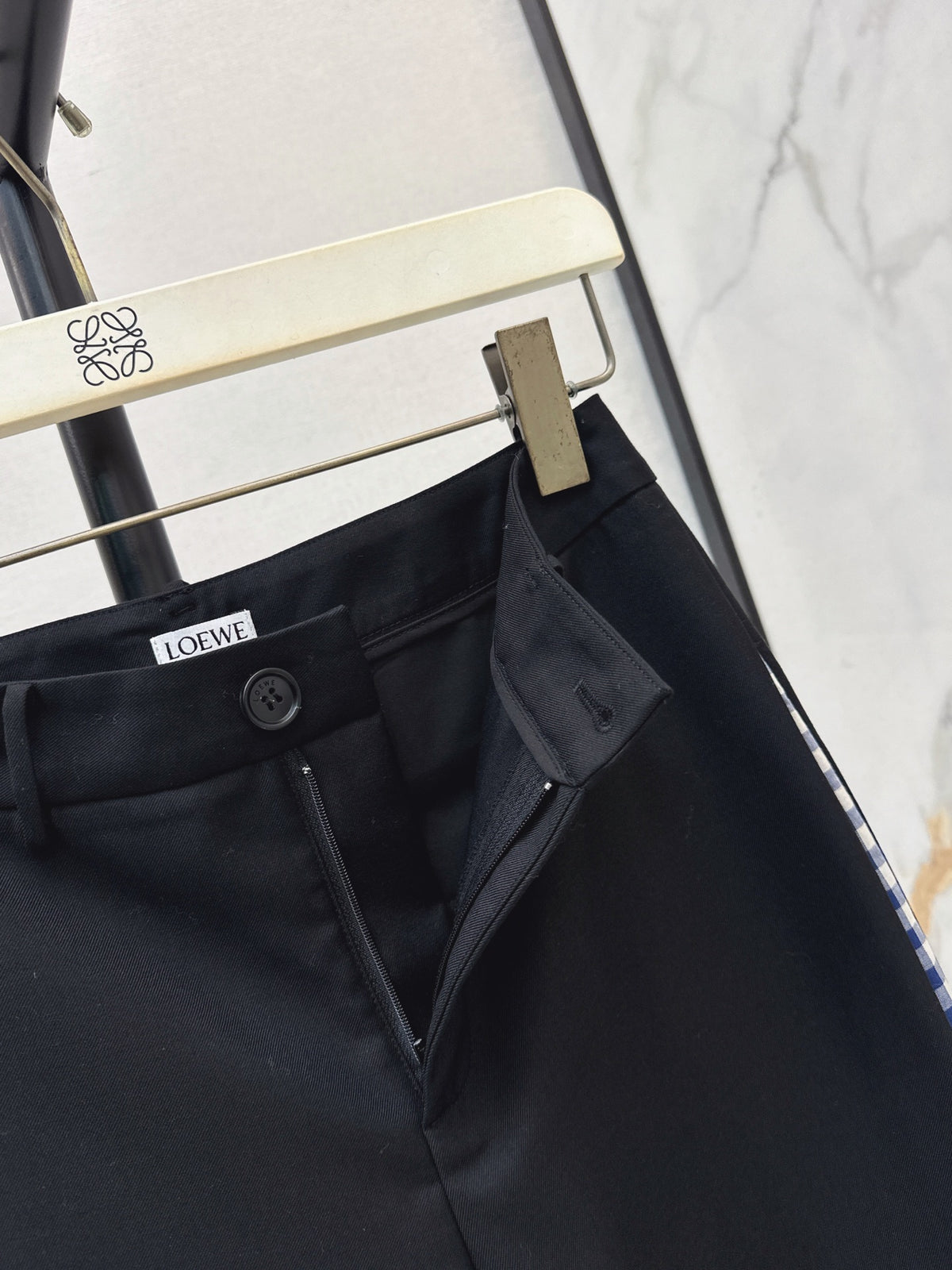 26FW New Plaid-Panel Trousers 🖤