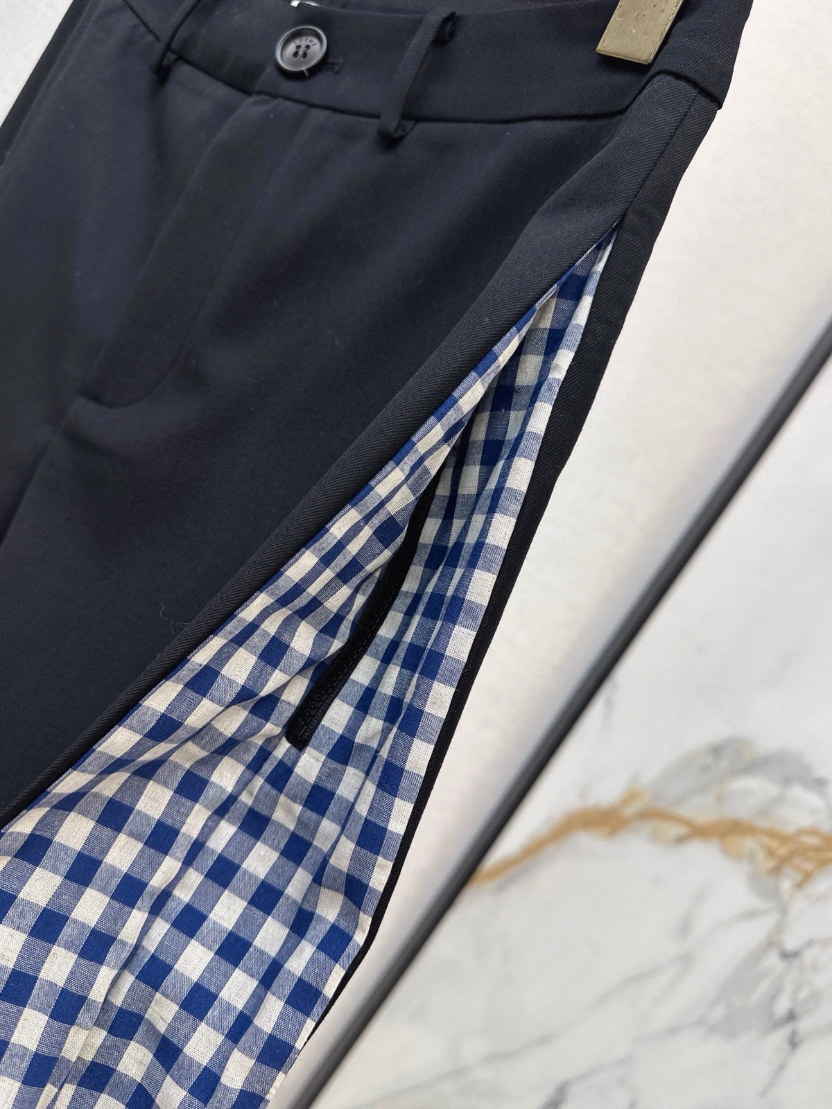 26FW New Plaid-Panel Trousers 🖤