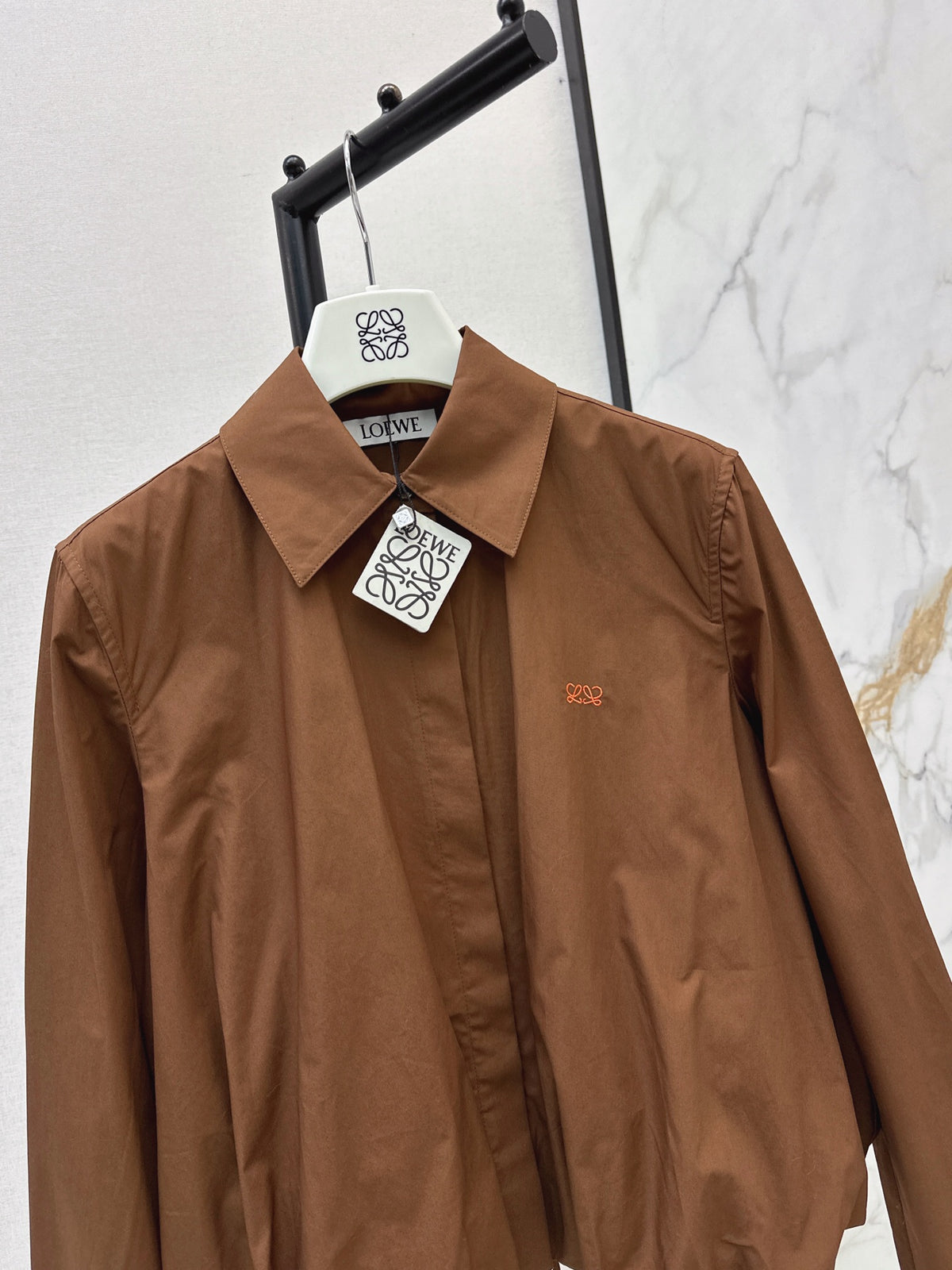 26FW New Balloon-Sleeve Shirt with Bud-Style Detail 🤍🤎💙