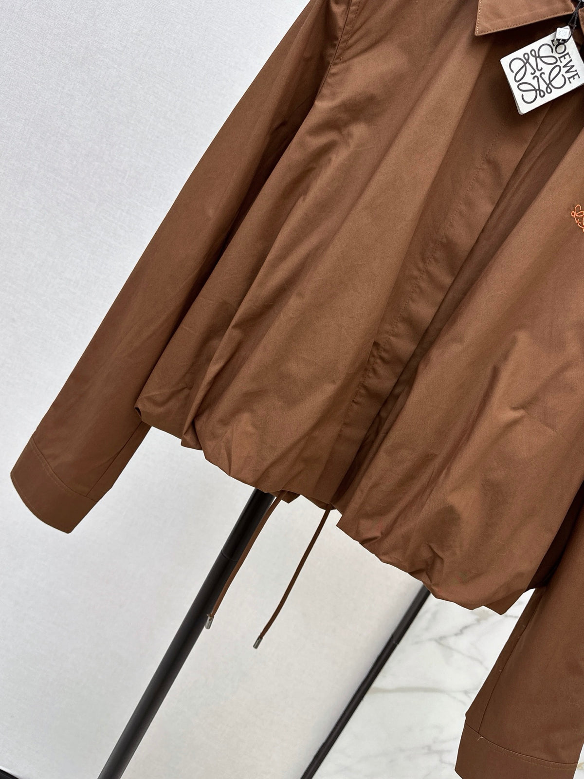 26FW New Balloon-Sleeve Shirt with Bud-Style Detail 🤍🤎💙