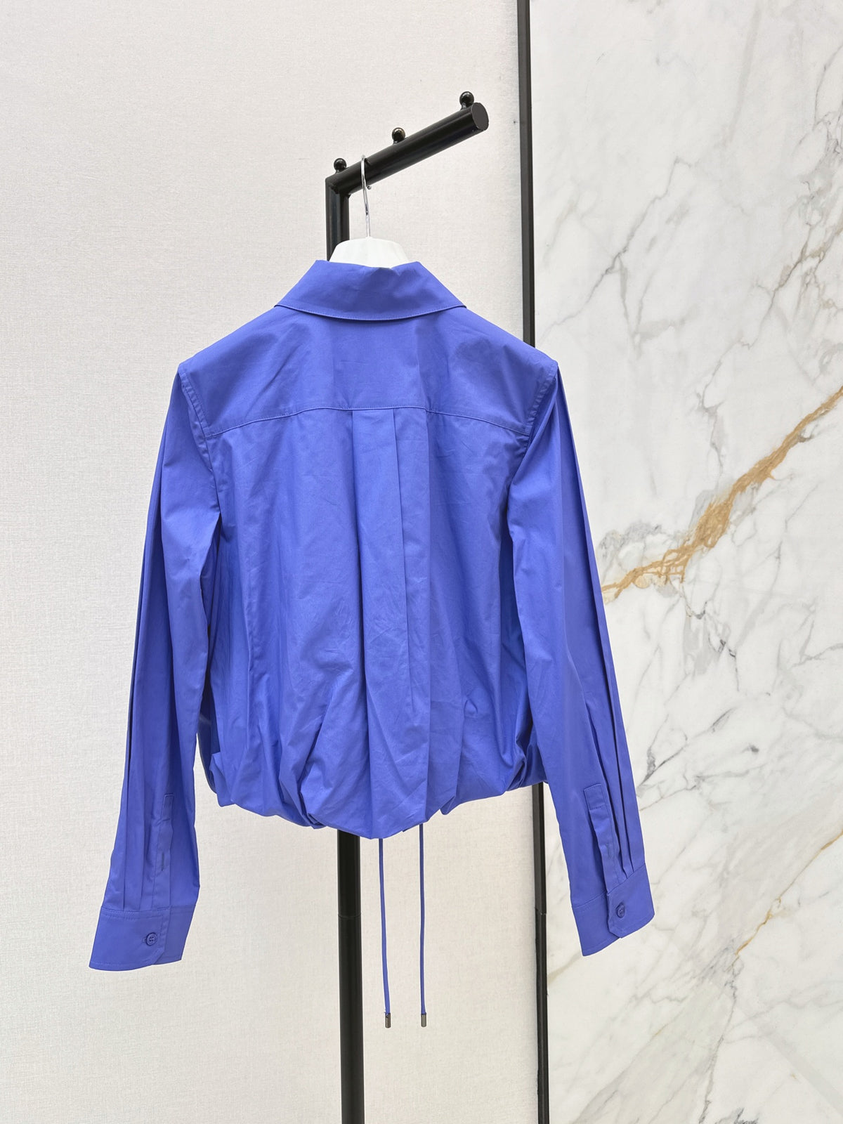 26FW New Balloon-Sleeve Shirt with Bud-Style Detail 🤍🤎💙