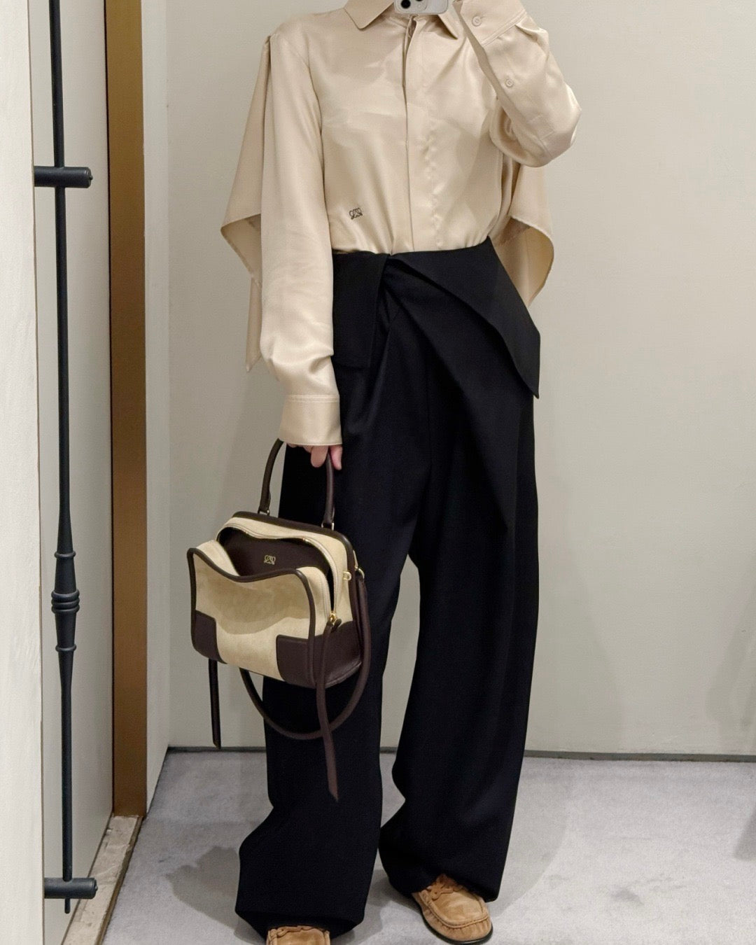 26FW New High-Waisted Wide-Leg Trousers 🤎🖤