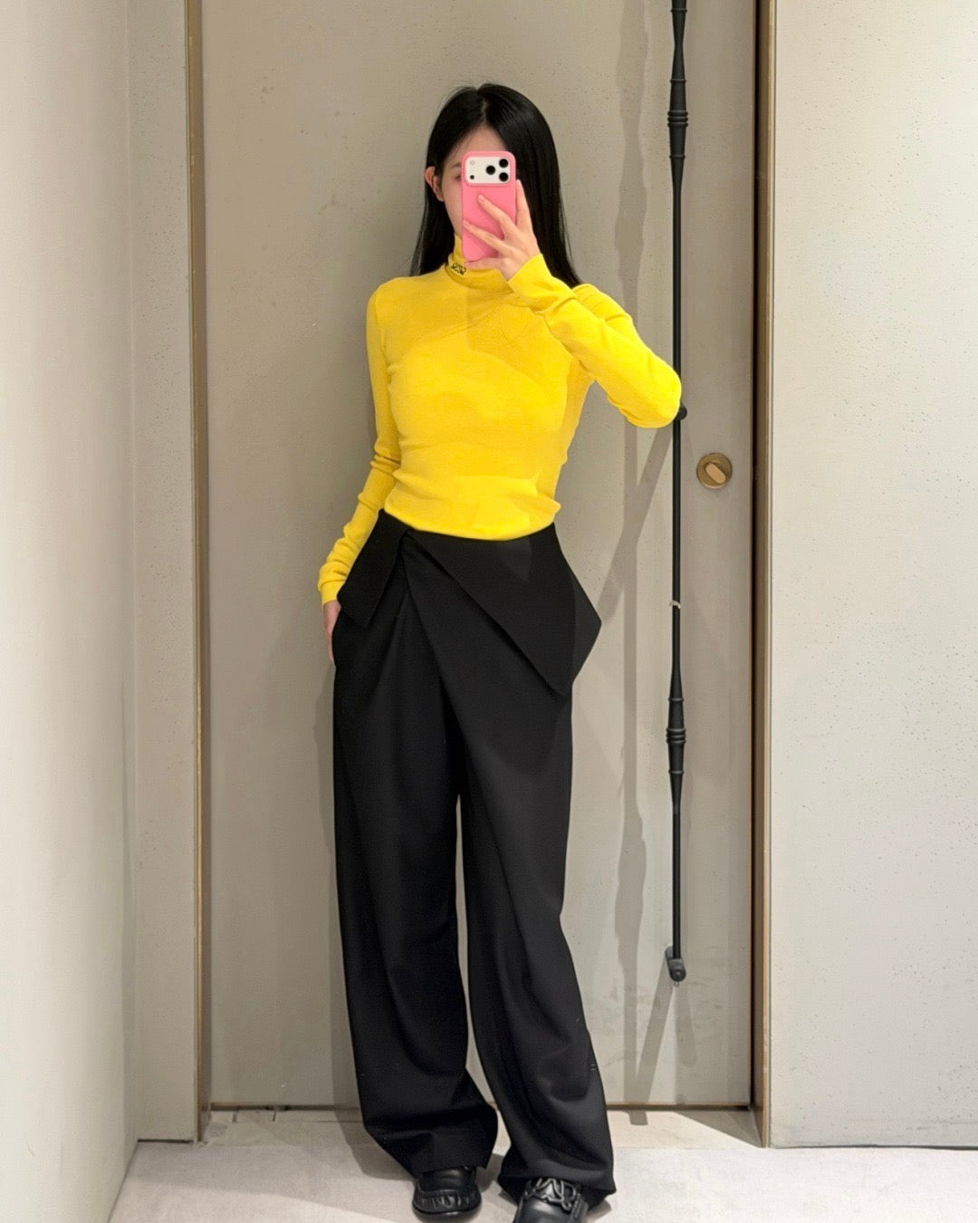 26FW New High-Waisted Wide-Leg Trousers 🤎🖤