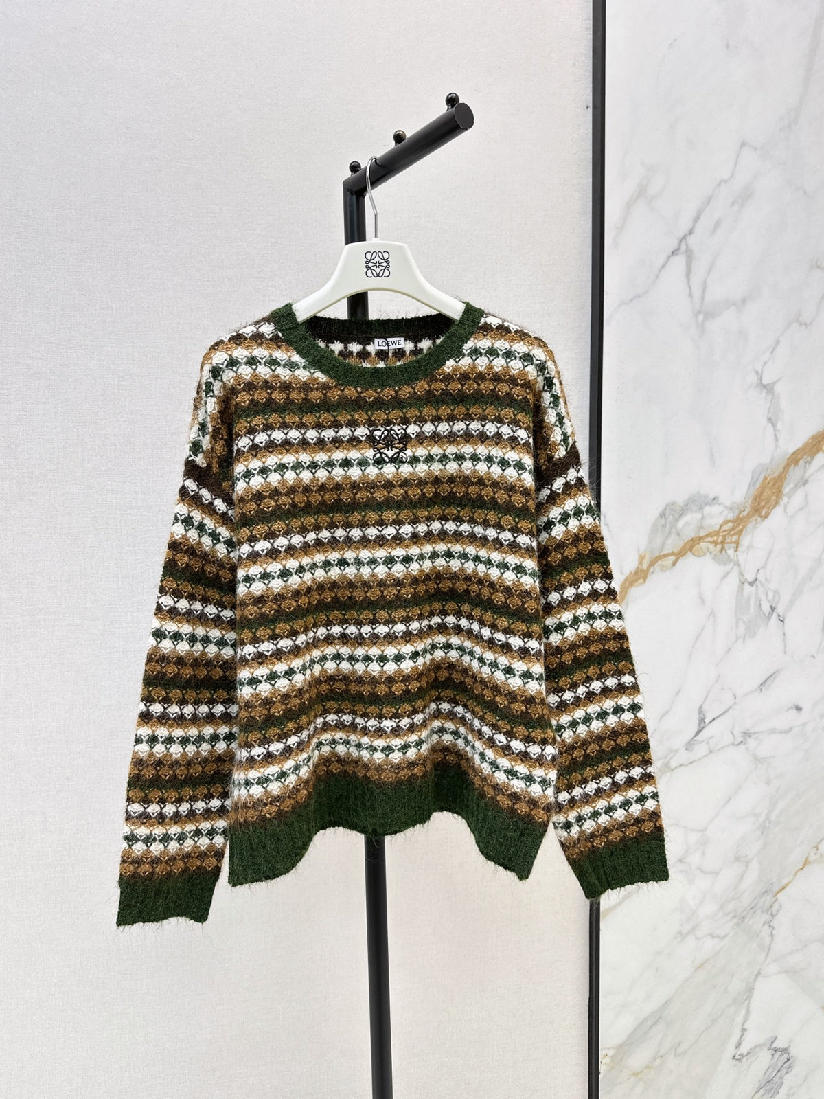 26FW New Striped Crew-Neck Sweater 🩵