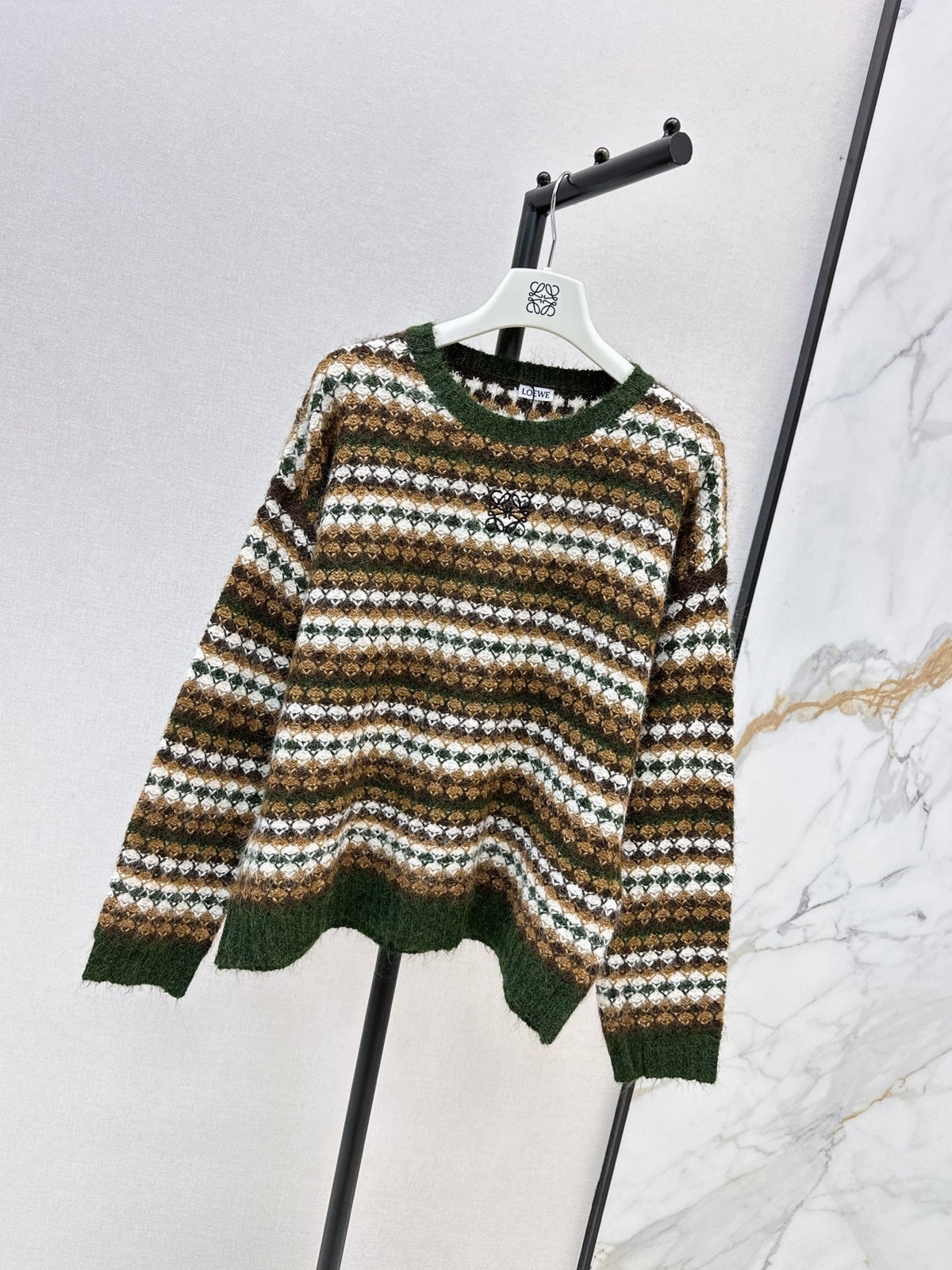 26FW New Striped Crew-Neck Sweater 🩵