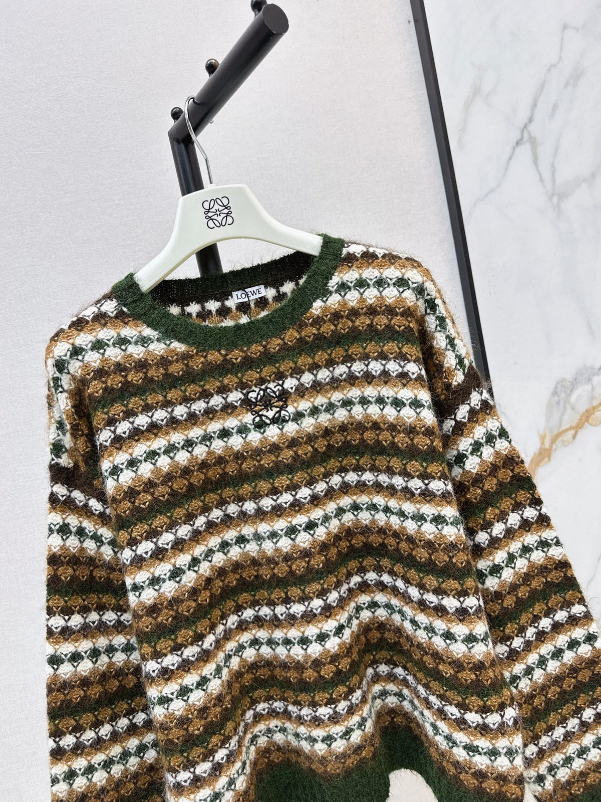 26FW New Striped Crew-Neck Sweater 🩵
