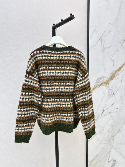 26FW New Striped Crew-Neck Sweater 🩵