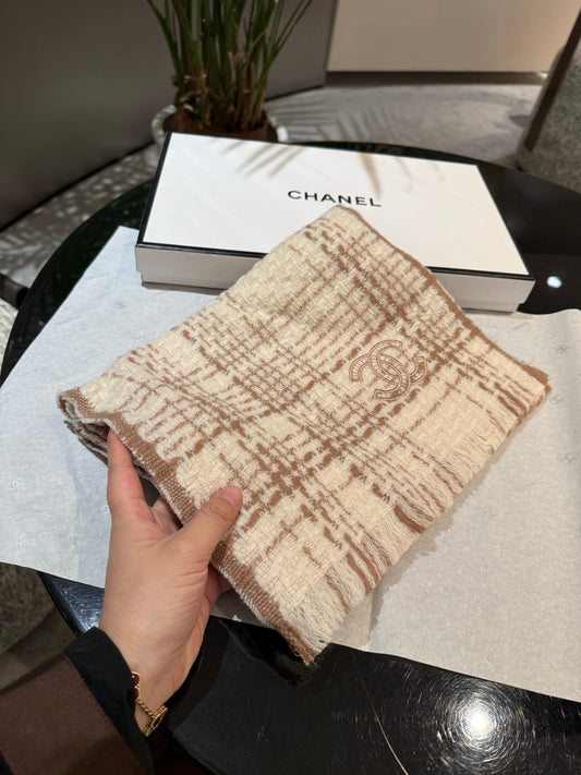 26FW New Lightly Felted Cashmere Scarf 🤍🩶🖤