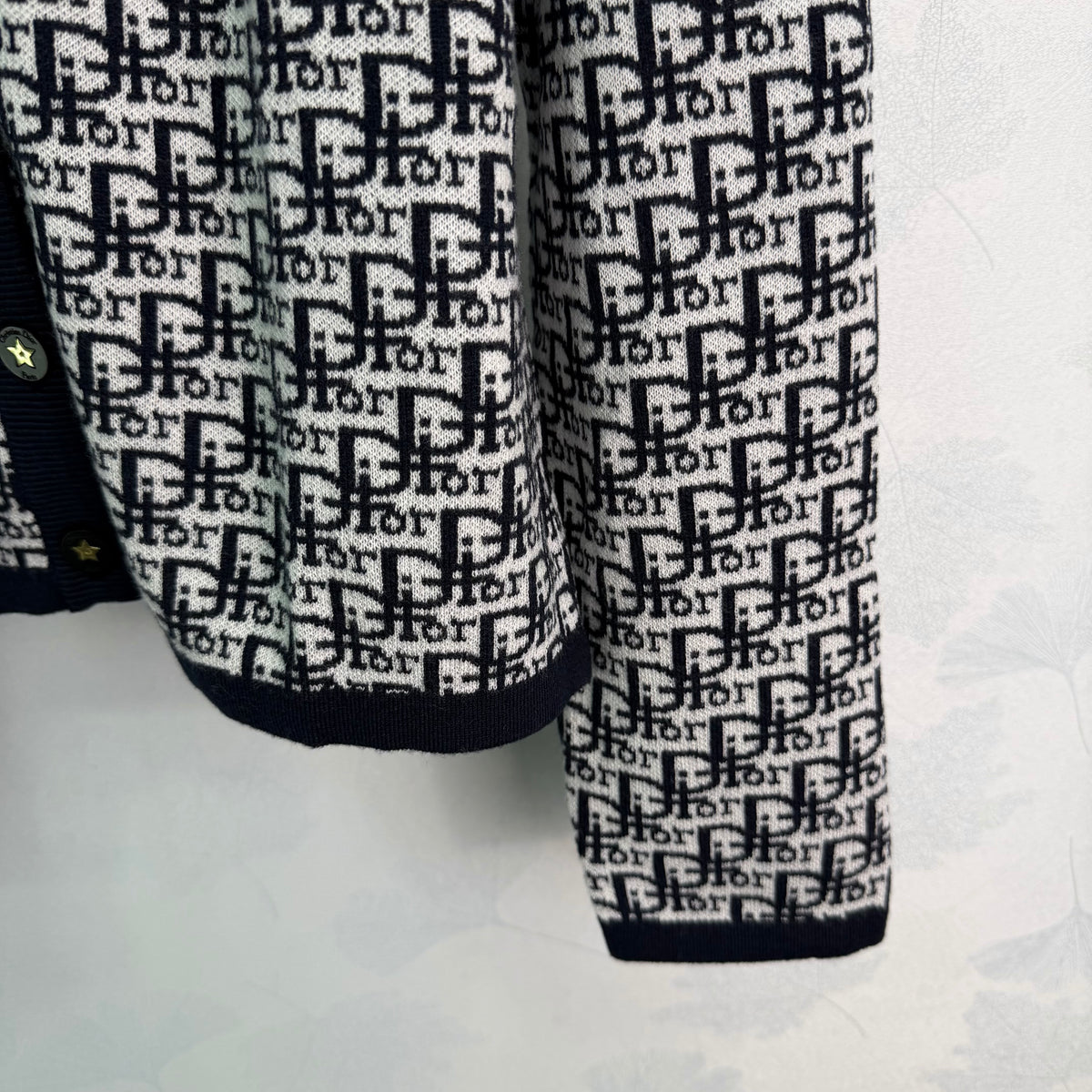 26FW New Monogram V-Neck Knit Cardigan