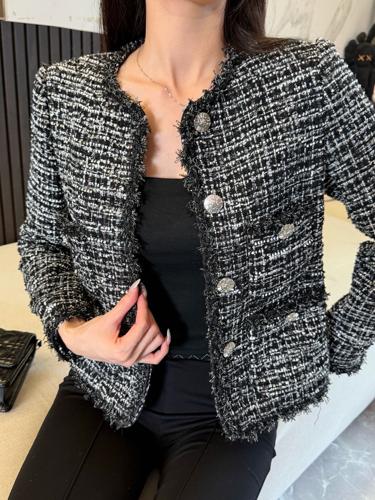 ❤️‍🔥Limited edition❤️‍🔥26FW New Trimmed Jacket 🖤