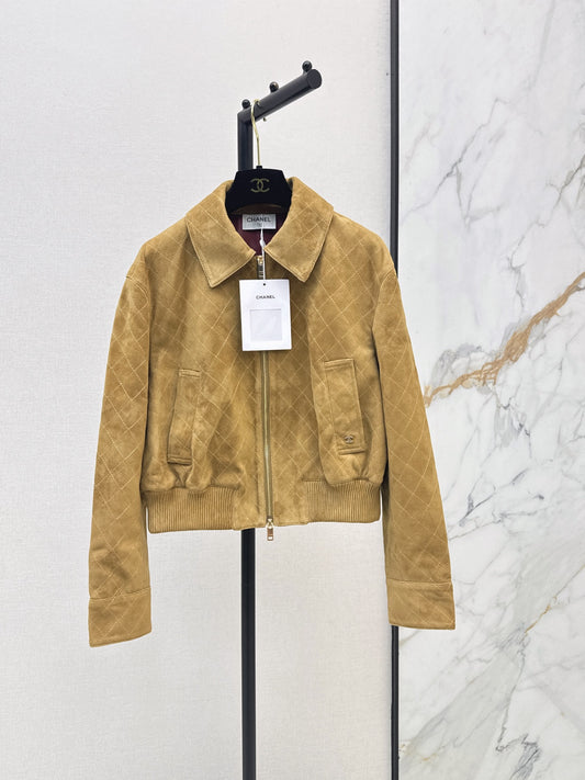 🔥Highest Quality🔥26FW New Quilted-Stitch Jacket with Fold-Down Collar 🤎