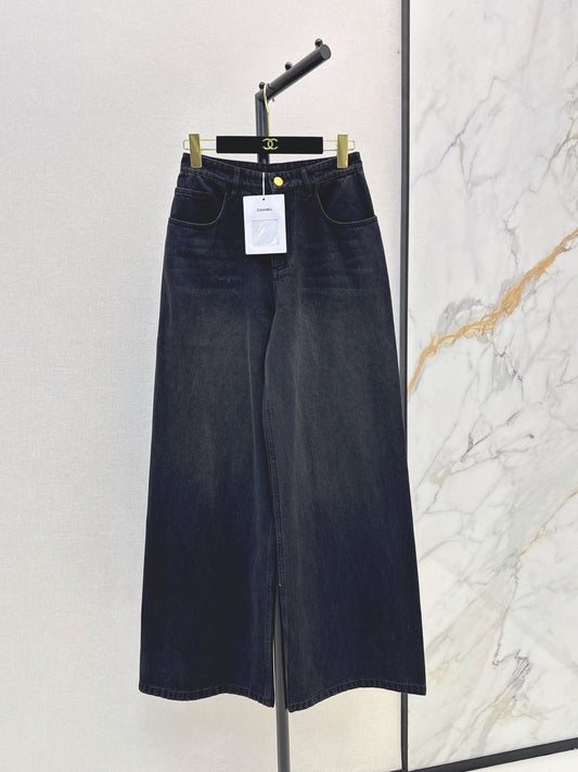 🔥Highest Quality🔥26FW New "Coco Girl" Wide-Leg Straight-Fit Jeans 🩵🖤