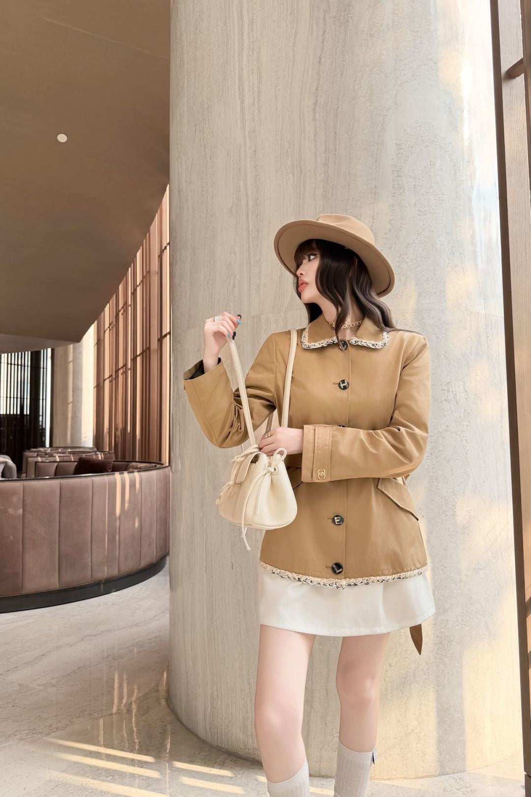 26FW New Mid-Length Trench Coat 🤎🖤