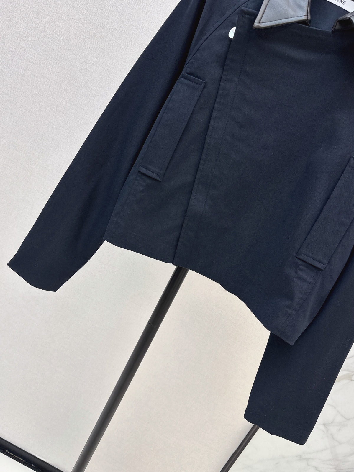 26FW New Color-Block Lapel Jacket 🖤