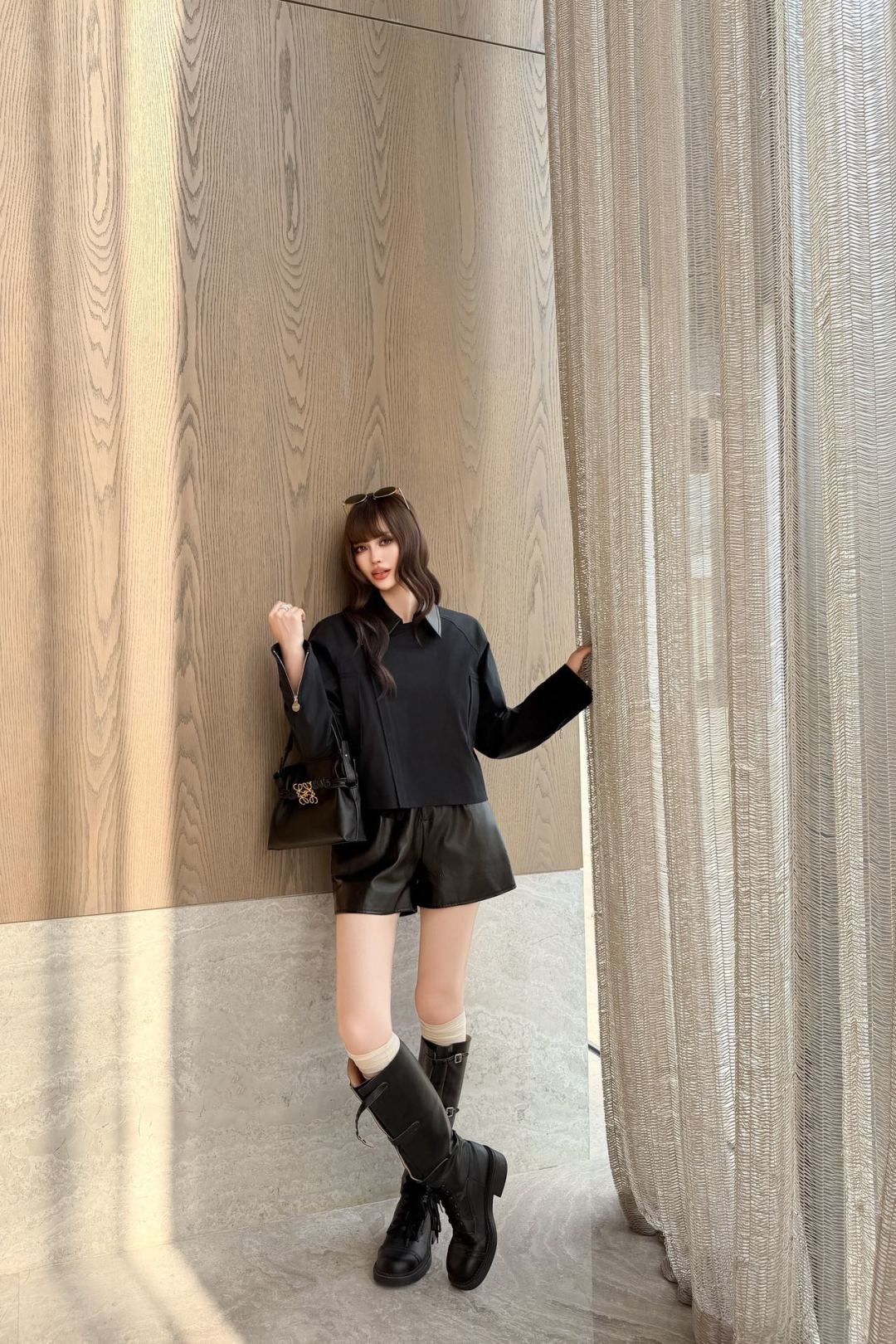 26FW New Color-Block Lapel Jacket 🖤