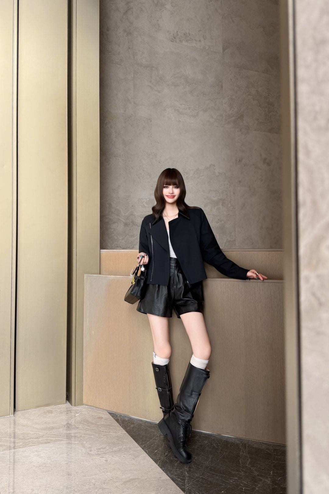 26FW New Color-Block Lapel Jacket 🖤