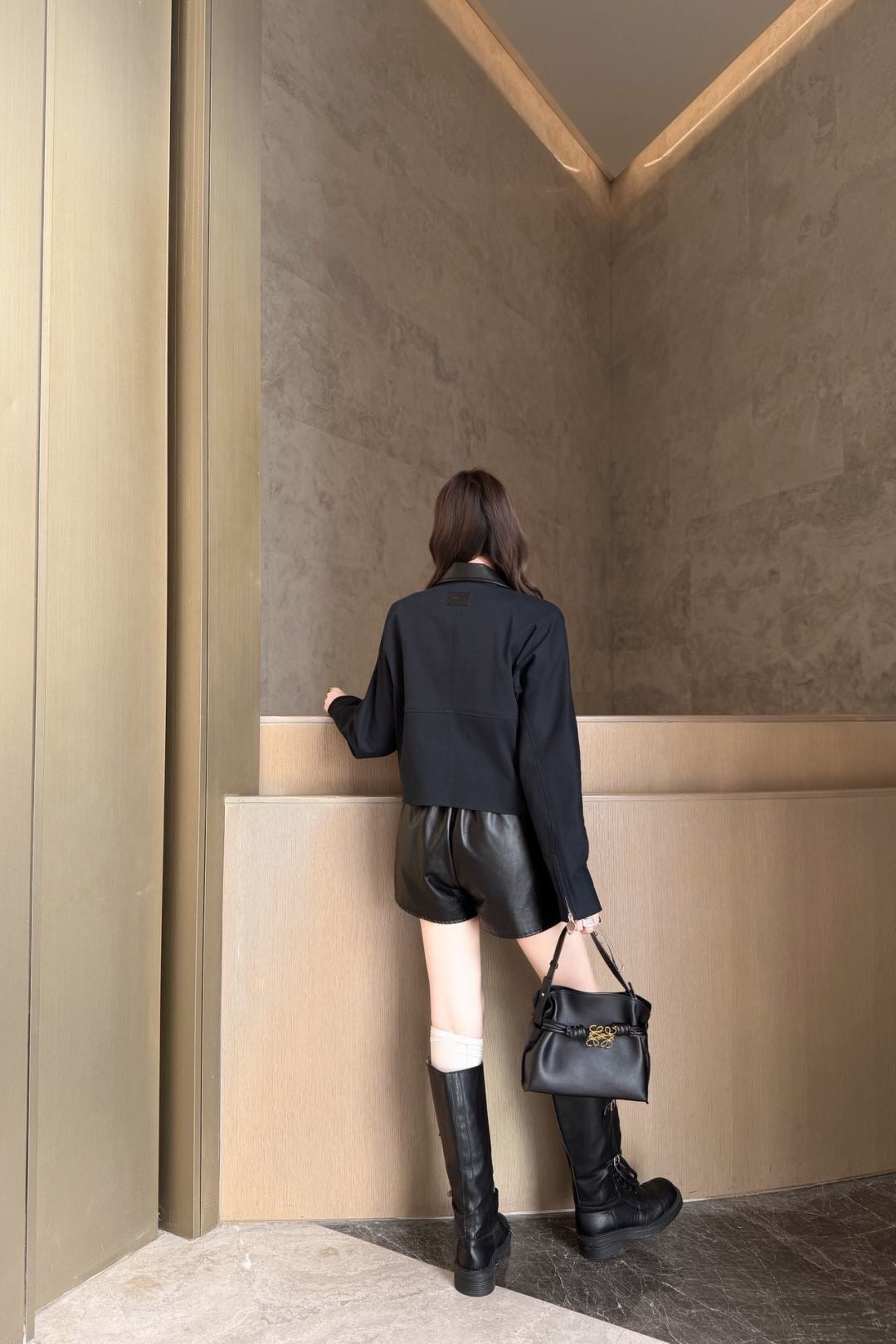 26FW New Color-Block Lapel Jacket 🖤