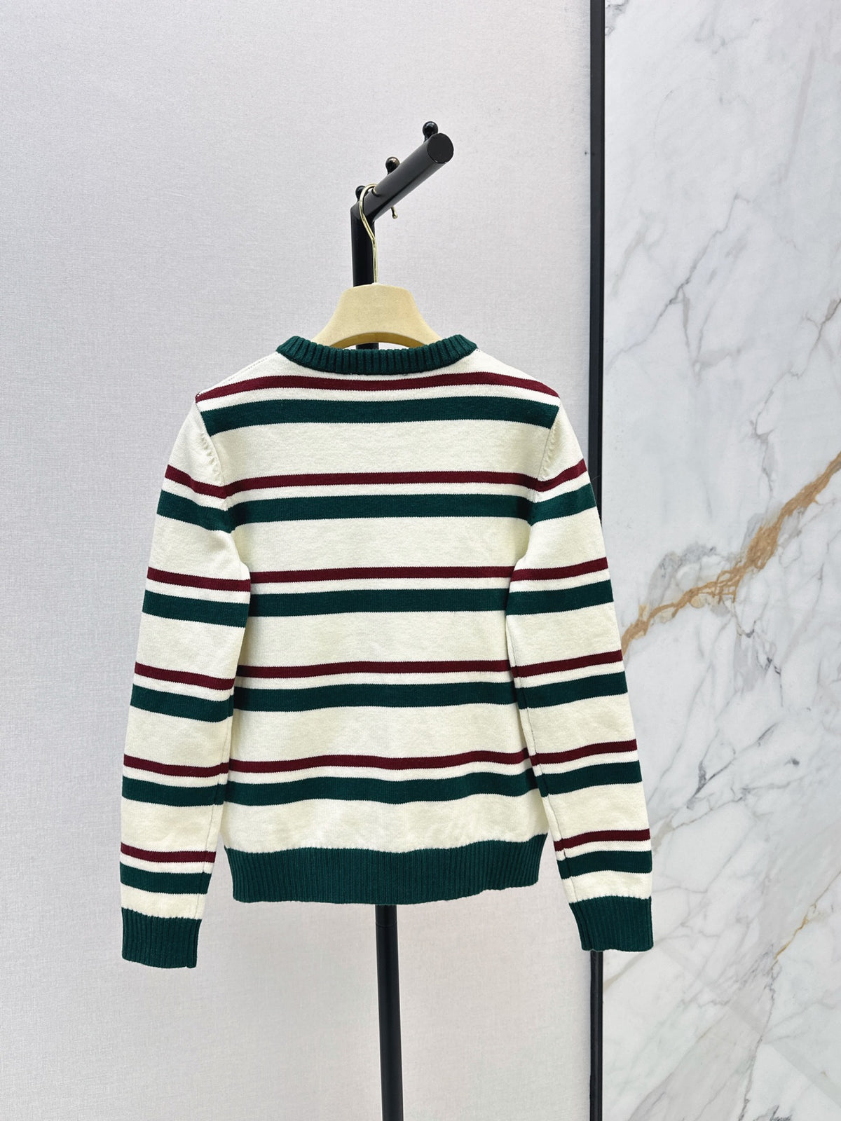 26FW New Striped Crew-Neck Cardigan 🤍