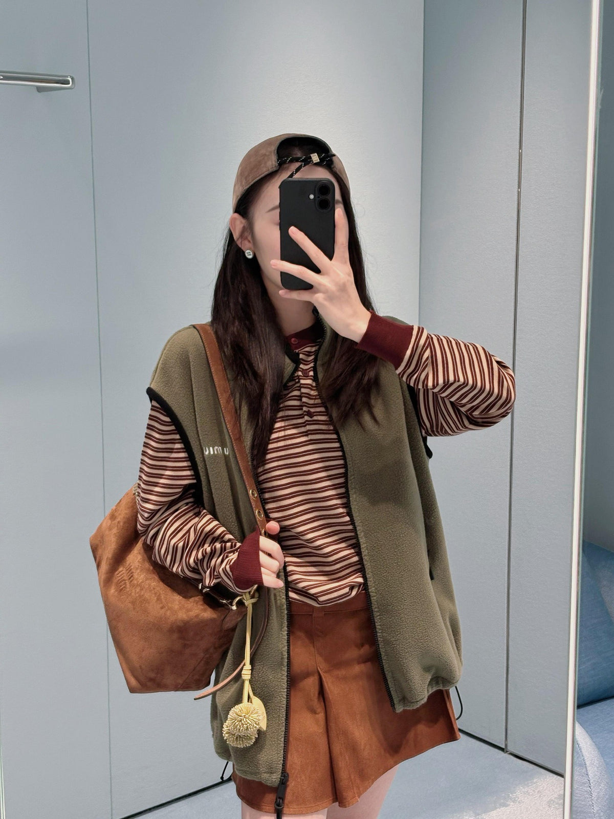 26FW New Color-Block Striped Crew-Neck Knit Top 🖤
