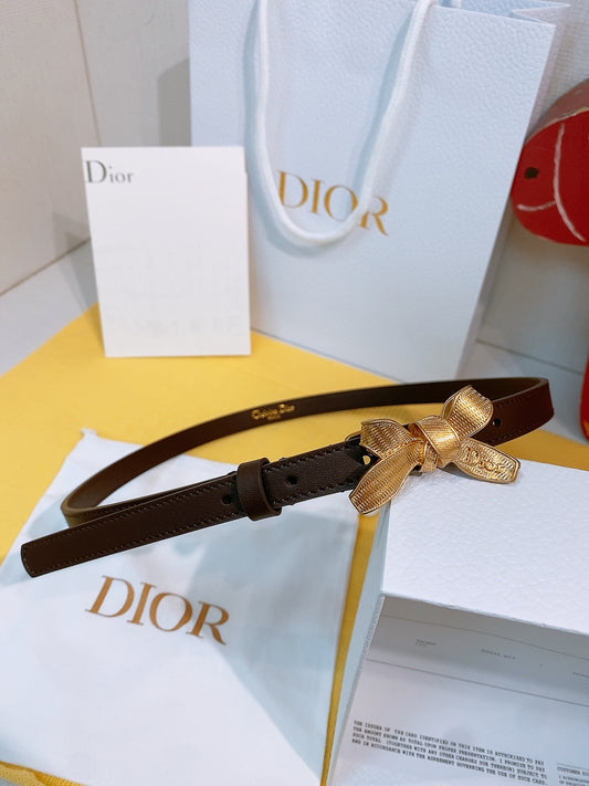 26FW New Vintage-Style Bow Belt 🎀15mm