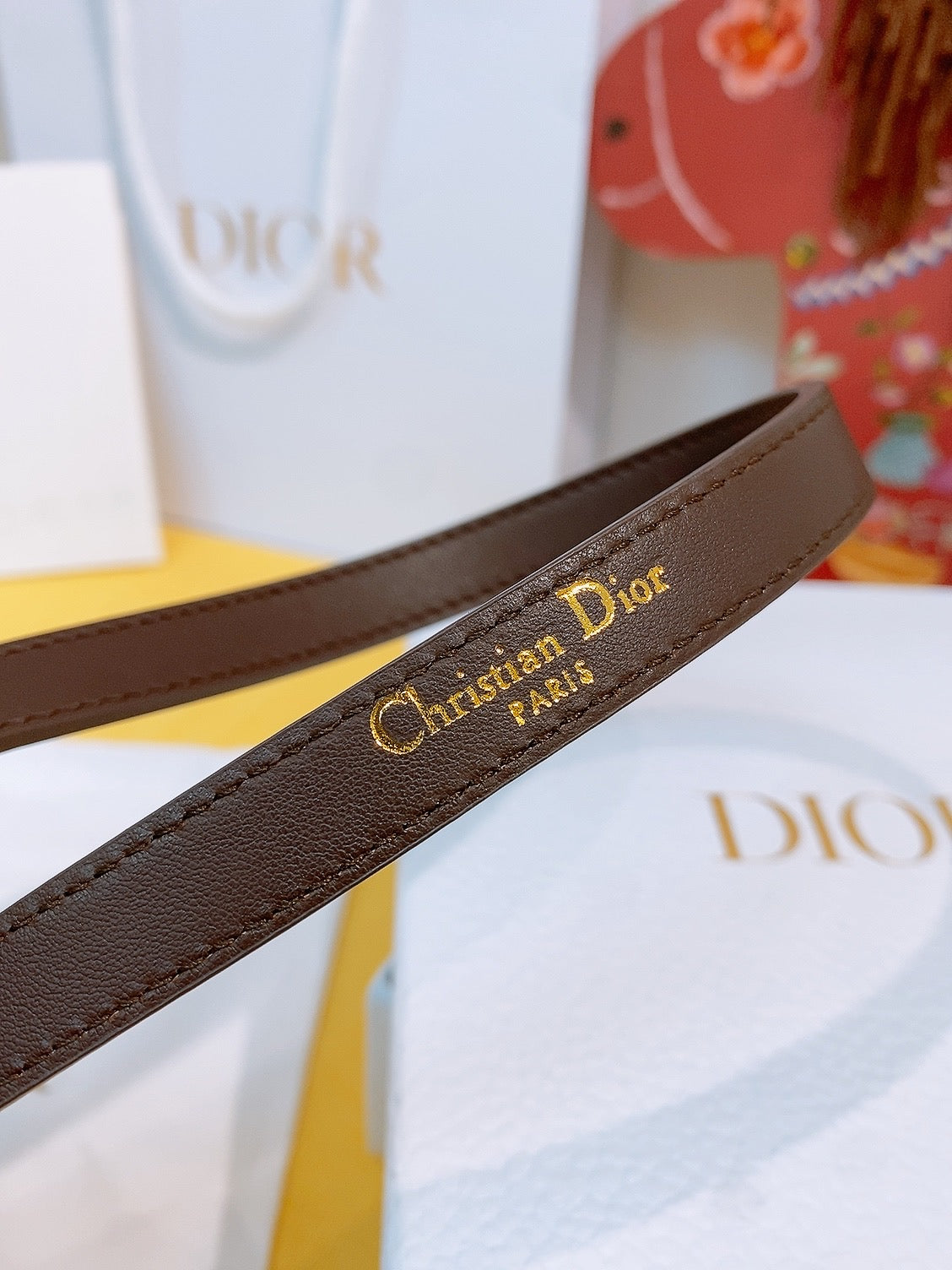 26FW New Vintage-Style Bow Belt 🎀15mm