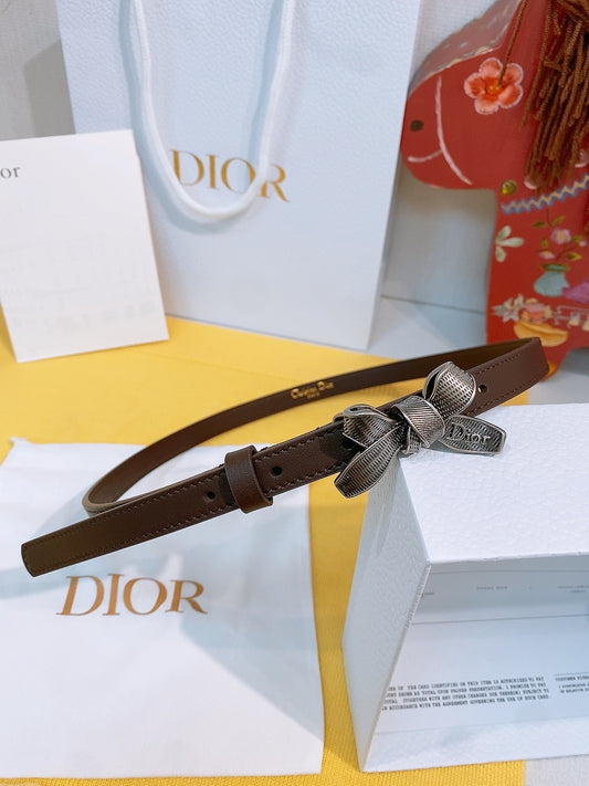 26FW New Vintage-Style Bow Belt 🎀15mm