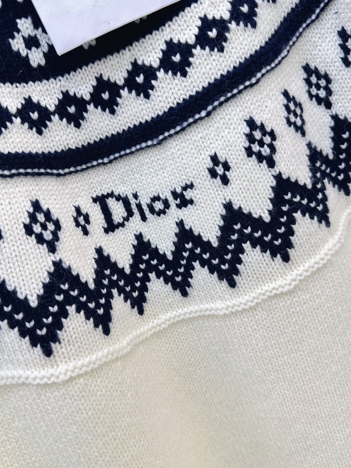 🎄Xmas🎄26FW New Ski Collection Fair Isle Crewneck Sweater 🤍🖤