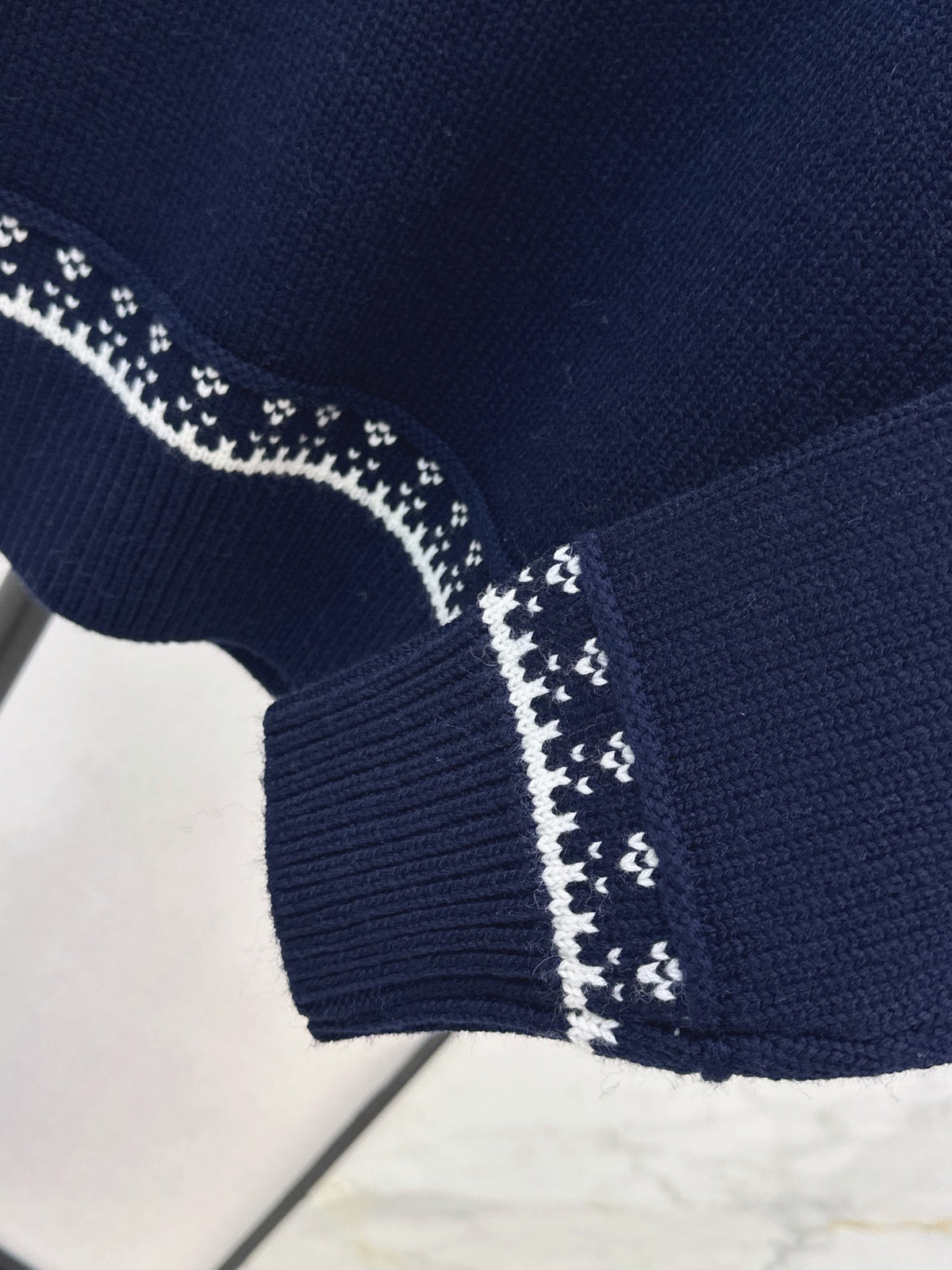 🎄Xmas🎄26FW New Ski Collection Fair Isle Crewneck Sweater 🤍🖤
