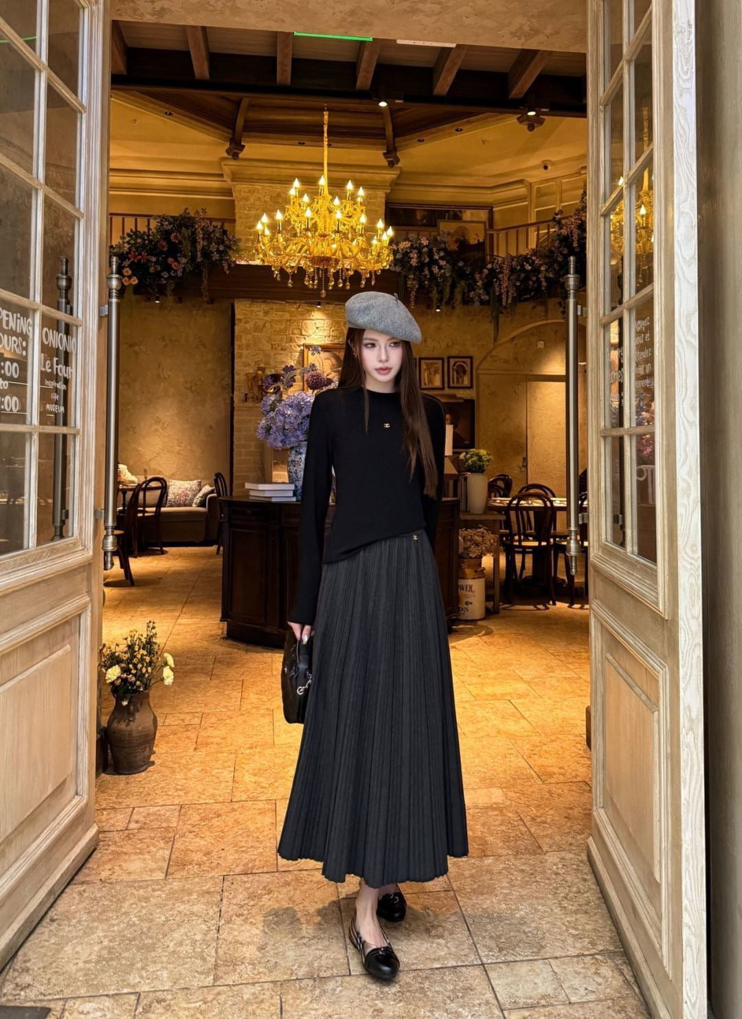 26FW New Pleated Skirt 🤎🩶