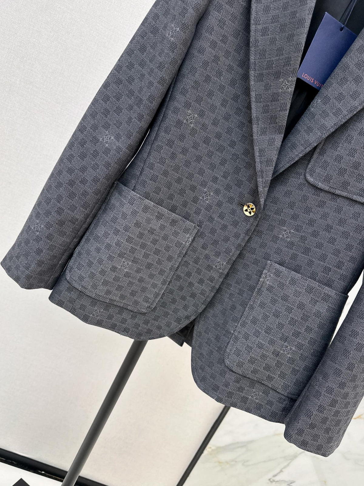 26FW New Checkered Lapel Blazer 🩶