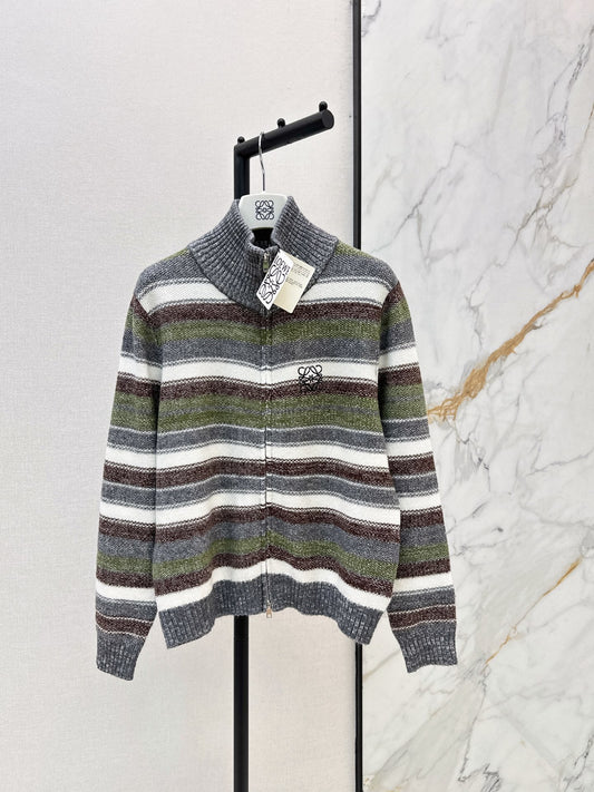 26FW New Color-Block Striped Cardigan 🤍