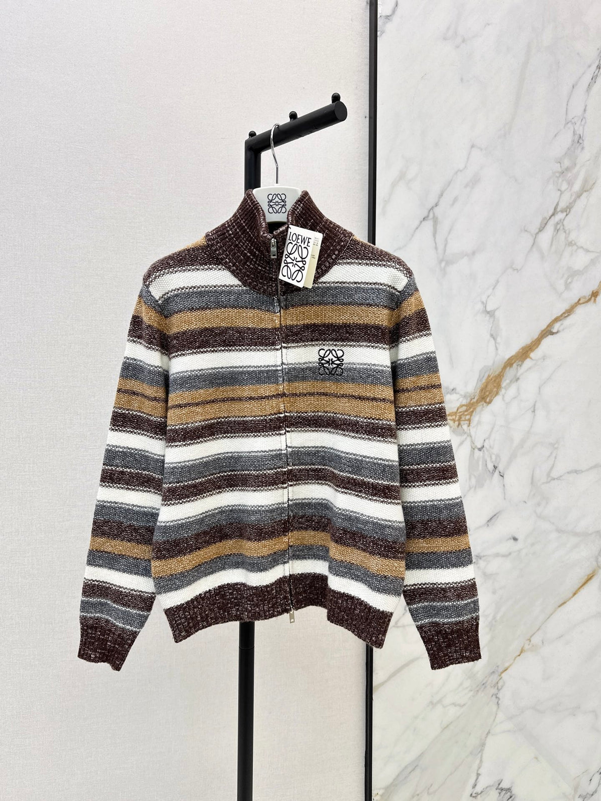 26FW New Color-Block Striped Cardigan 🤍