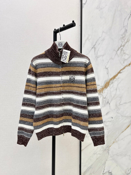 26FW New Color-Block Striped Cardigan 🤍