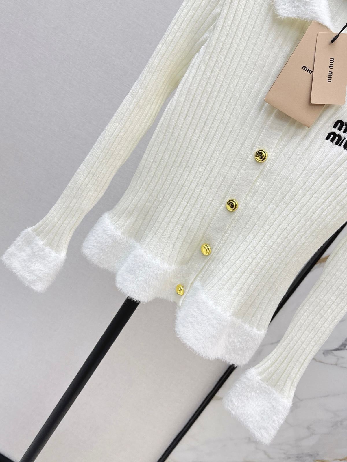 26FW New Color-Block Lapel Knit Cardigan 🤍