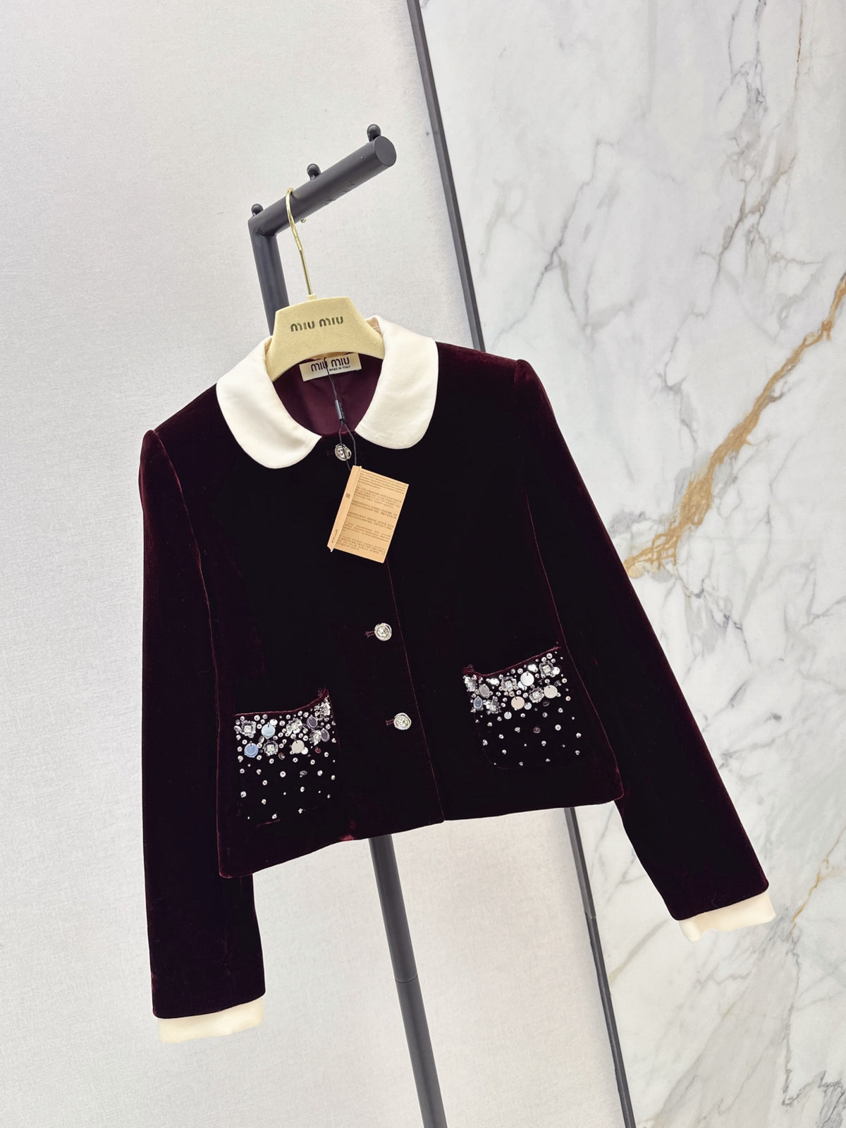 26FW New Velvet Jacket ❤️🖤