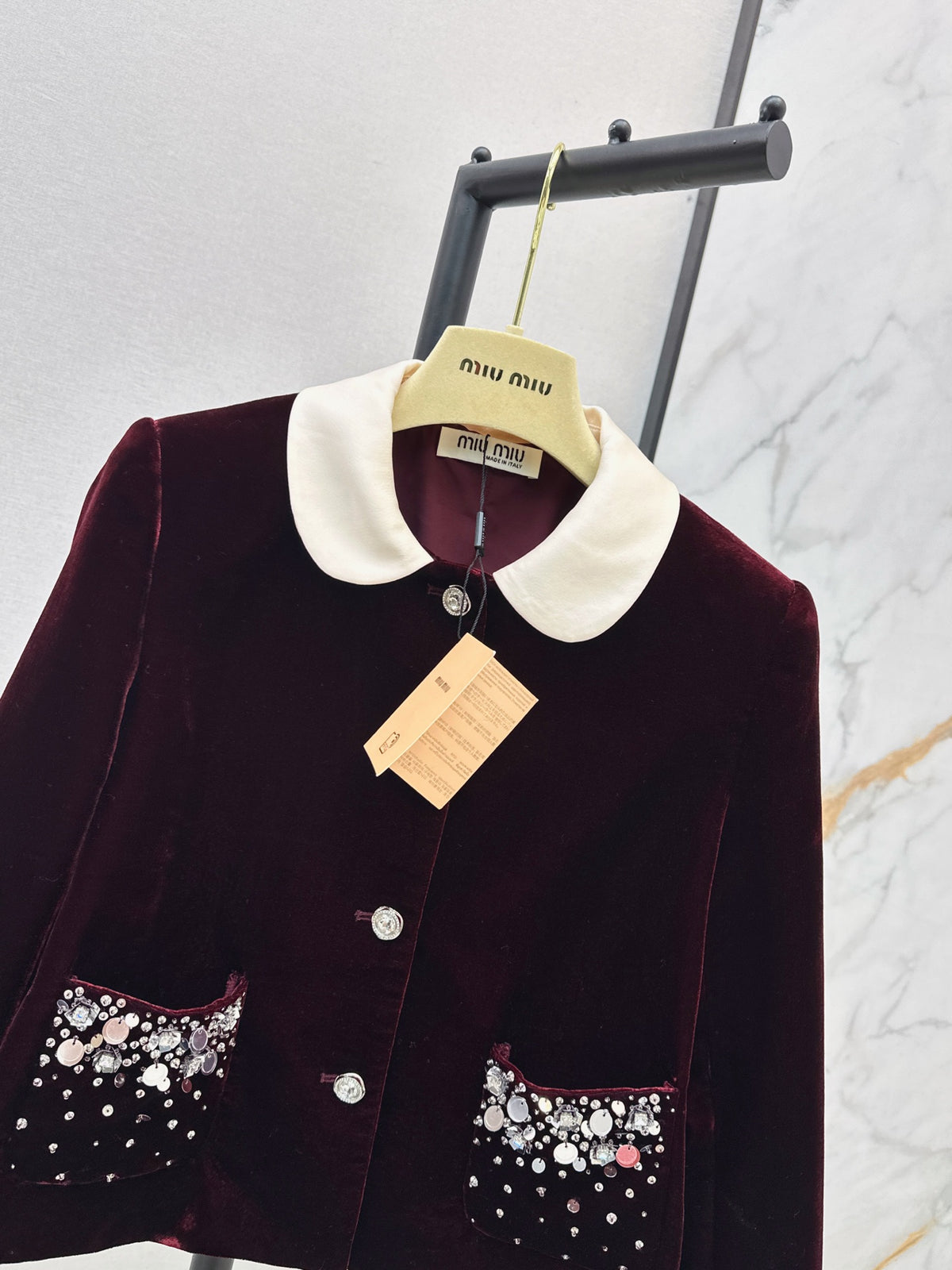 26FW New Velvet Jacket ❤️🖤
