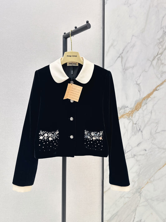 26FW New Velvet Jacket ❤️🖤