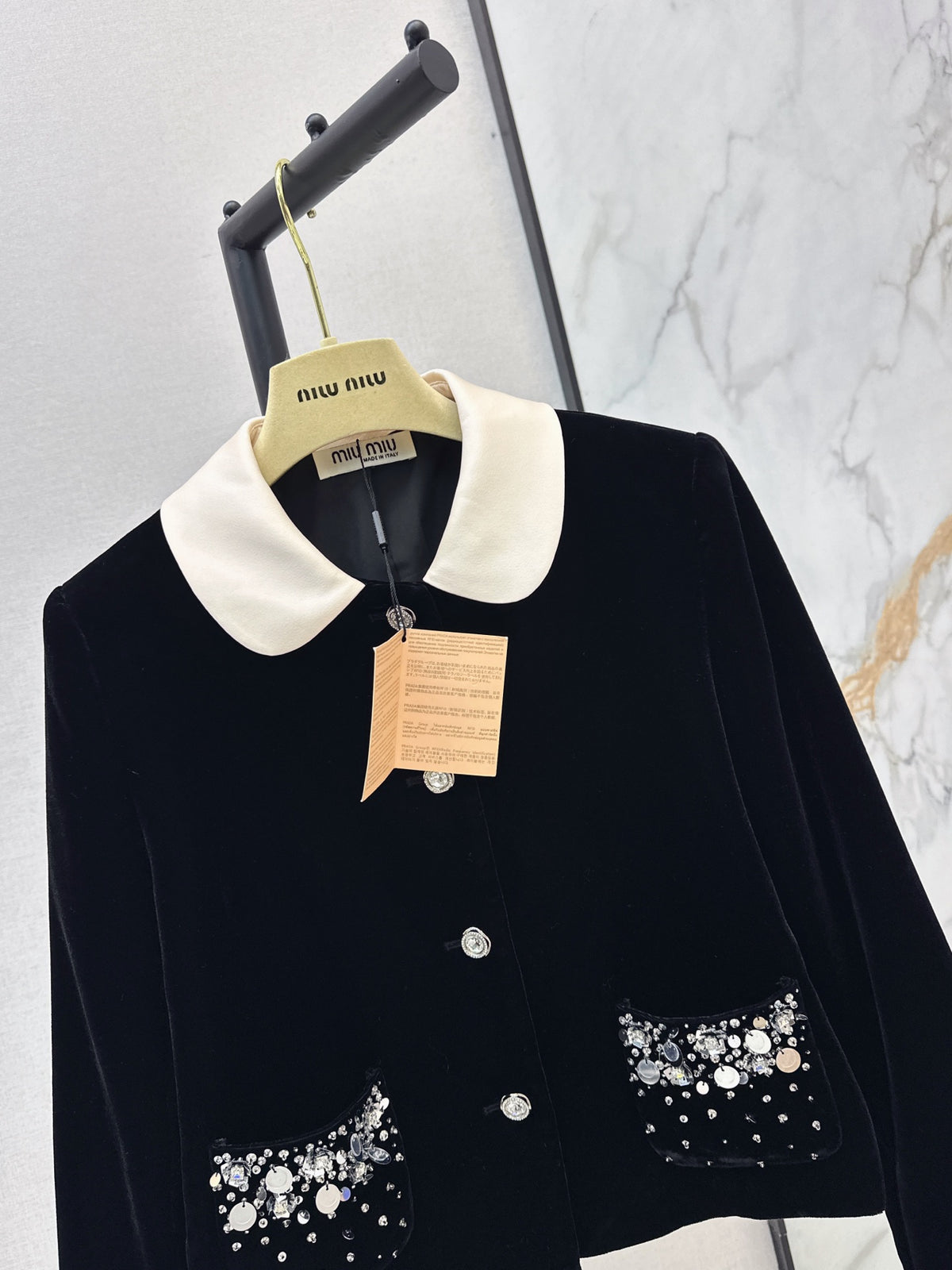 26FW New Velvet Jacket ❤️🖤