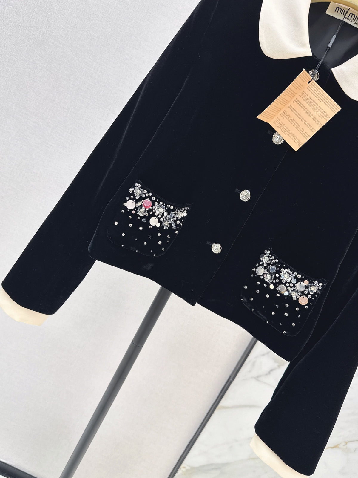26FW New Velvet Jacket ❤️🖤