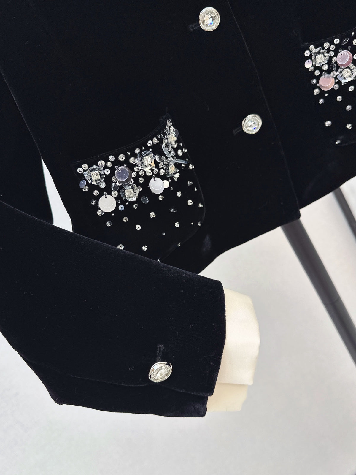 26FW New Velvet Jacket ❤️🖤