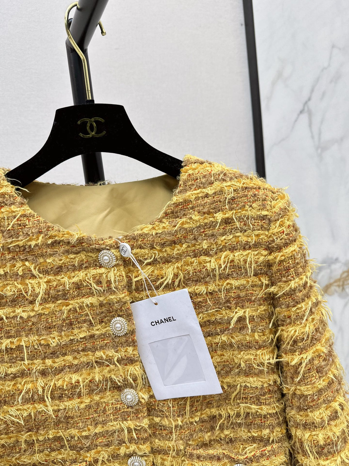 26FW New Tasseled Crew-Neck Knitted Jacket 💛