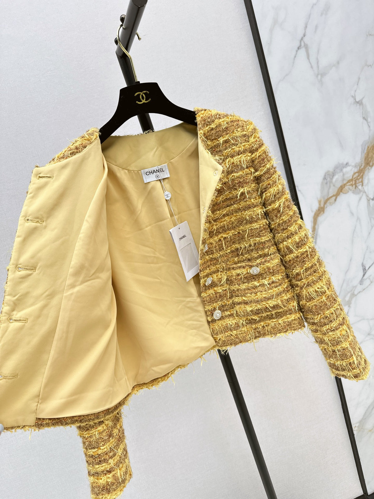 26FW New Tasseled Crew-Neck Knitted Jacket 💛
