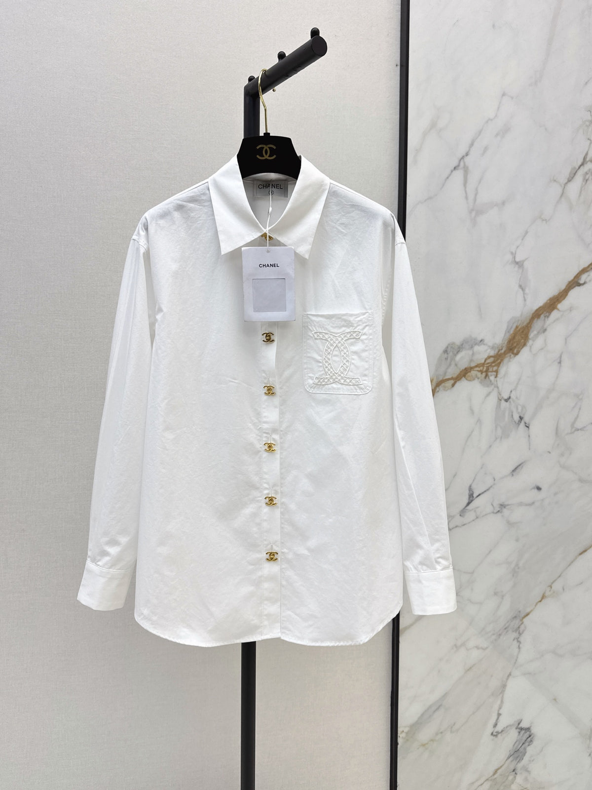 🔥Highest Quality🔥26FW New Collared Shirt with Pocket Detail 🤍