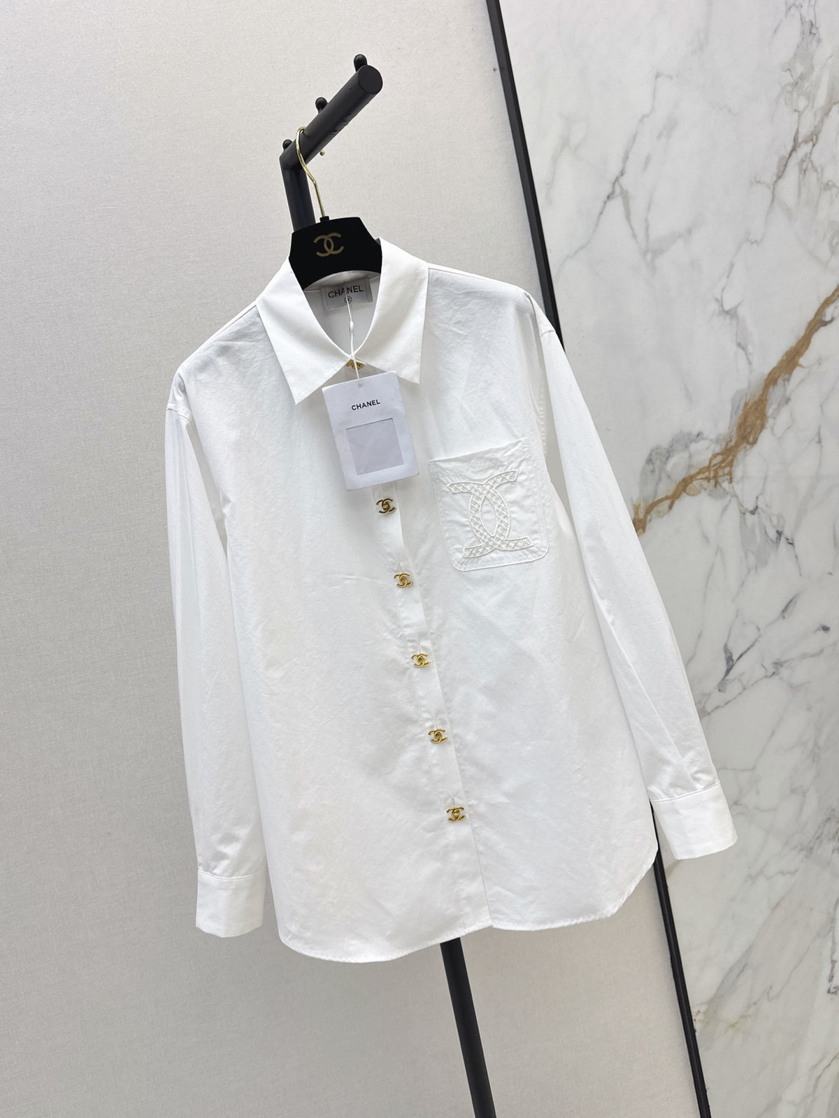 🔥Highest Quality🔥26FW New Collared Shirt with Pocket Detail 🤍