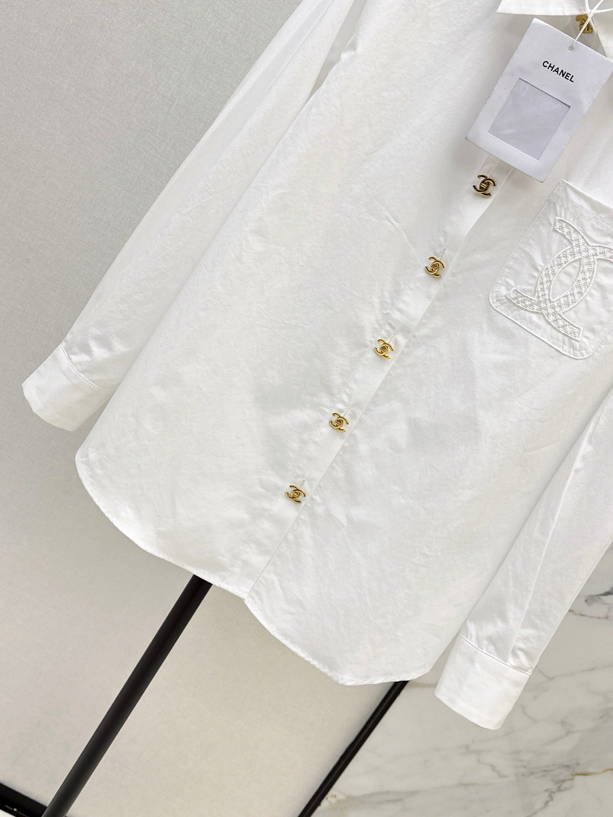 🔥Highest Quality🔥26FW New Collared Shirt with Pocket Detail 🤍