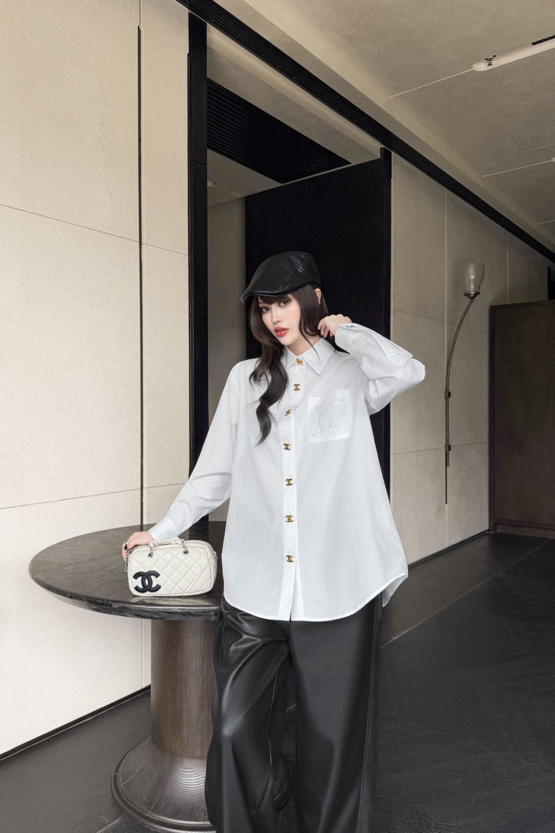 🔥Highest Quality🔥26FW New Collared Shirt with Pocket Detail 🤍