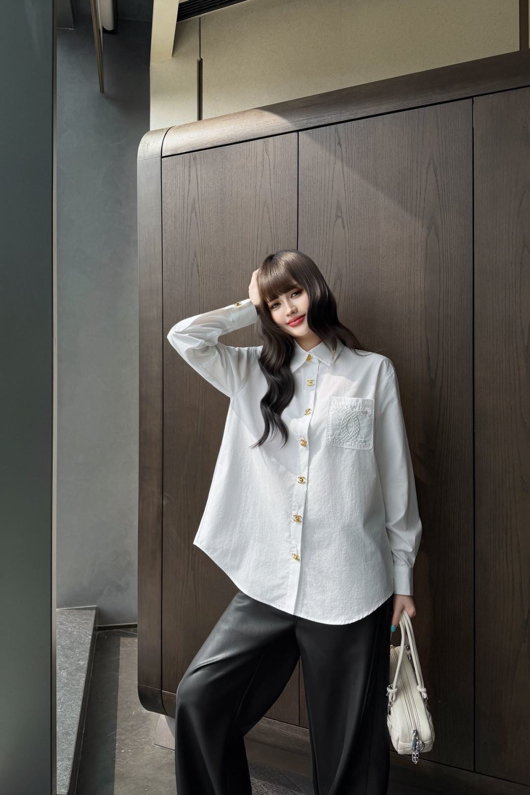 🔥Highest Quality🔥26FW New Collared Shirt with Pocket Detail 🤍