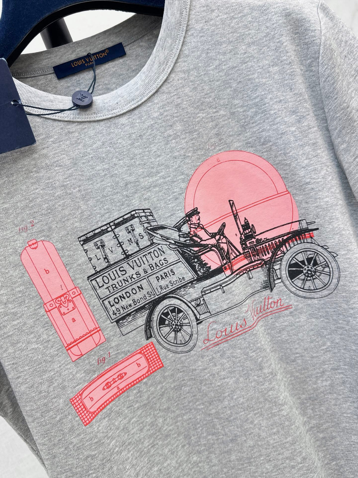 26FW New Grey Graphic Short-Sleeve T-Shirt 🩶