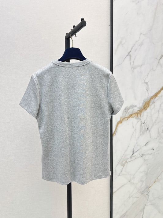 26FW New Grey Graphic Short-Sleeve T-Shirt 🩶